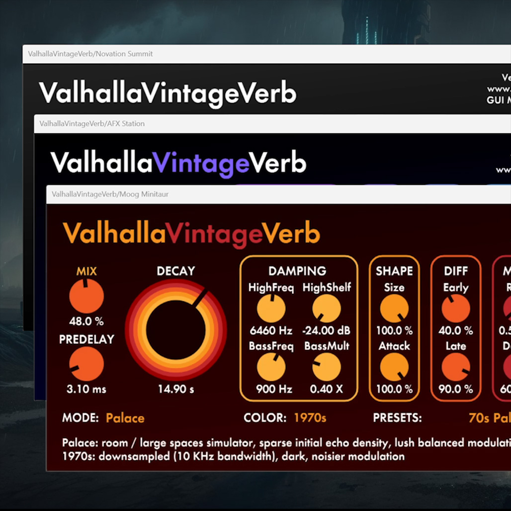 Free Presets for Valhalla VintageVerb 4.0