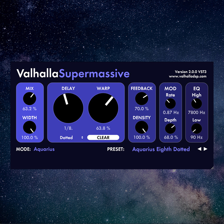 Free Presets for Valhalla Supermassive V2.0.0